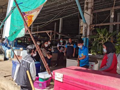 วันที่ 16 ธันวาคม 2563 ตรวจประเมินมาตรฐานตลาดสดน่าซื้อ ปีงบประมาณ 2564